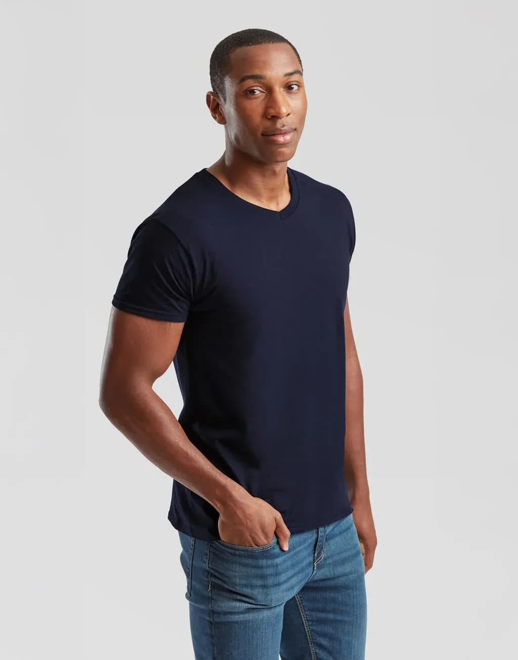 Fruit of the Loom Iconic 150 V Neck Tee - 61-442-0
