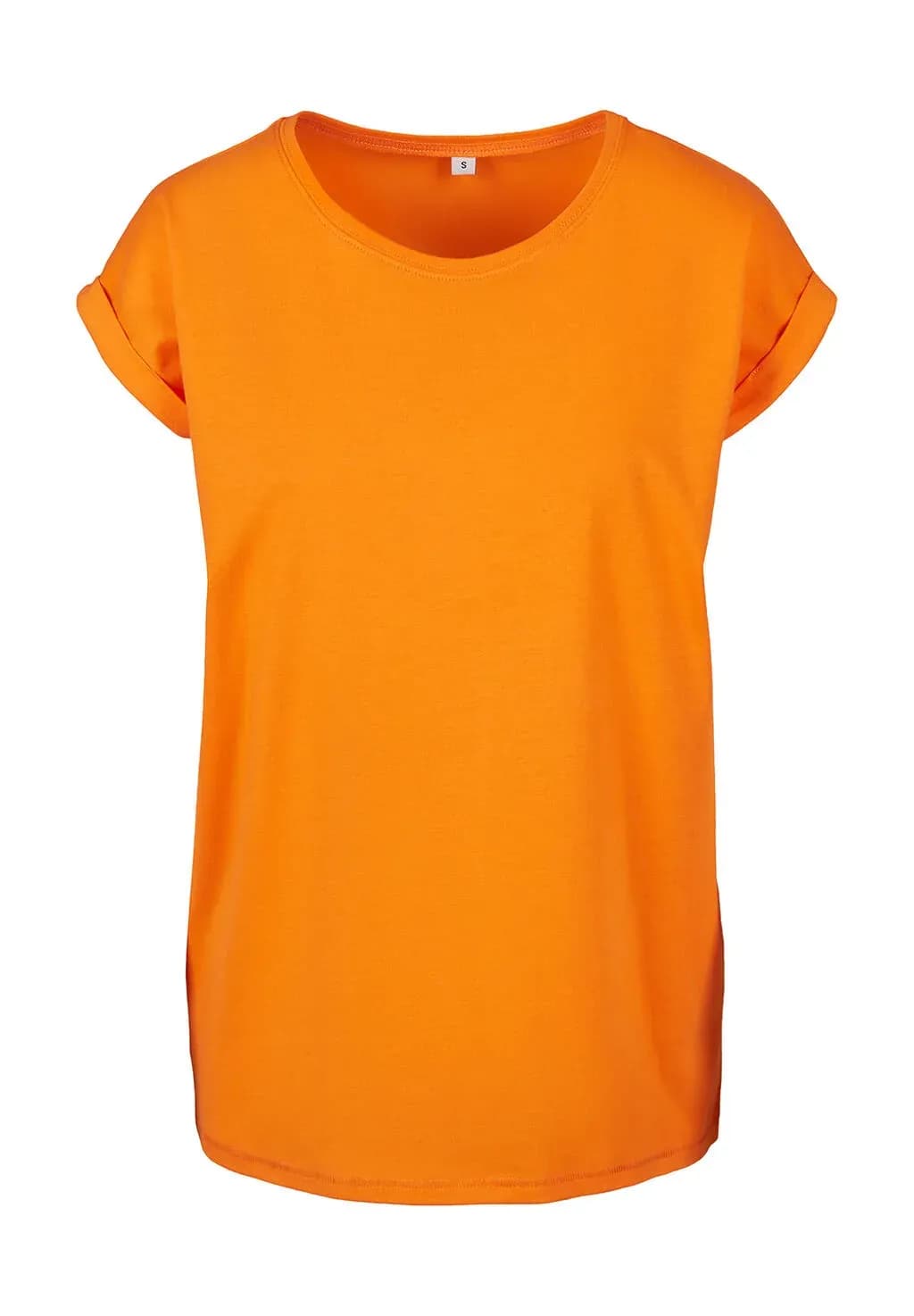 Build Your Brand Ladies Extended Shoulder Tee - BY021