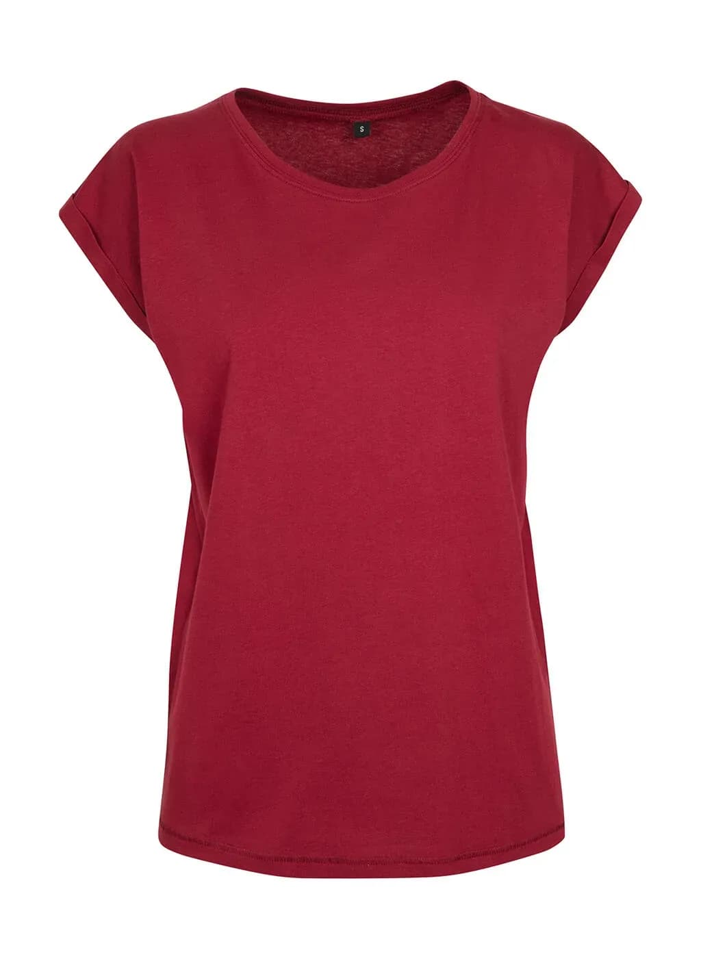Build Your Brand Ladies Extended Shoulder Tee - BY021