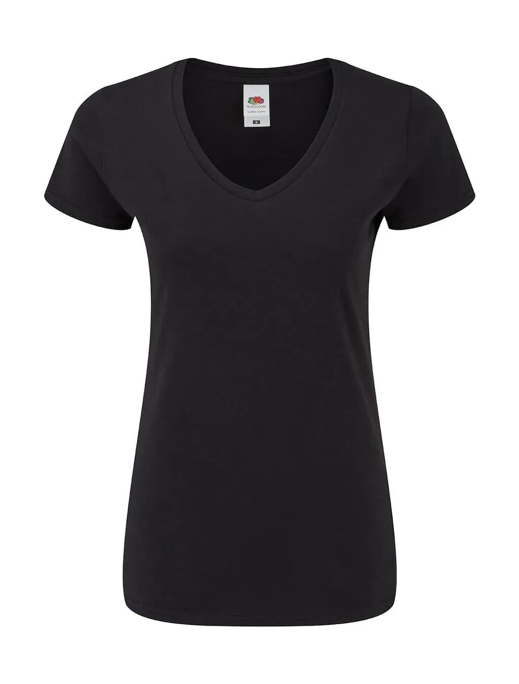 Fruit of the Loom Ladies Iconic 150 V Neck Tee - 61-444-0