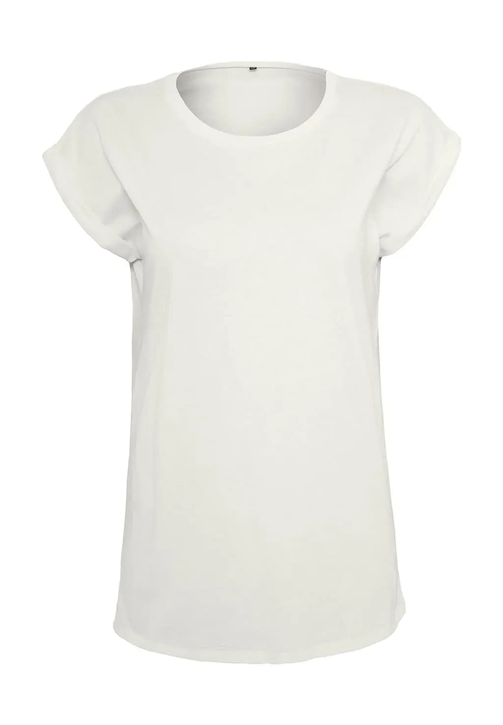 Build Your Brand Ladies Extended Shoulder Tee - BY021