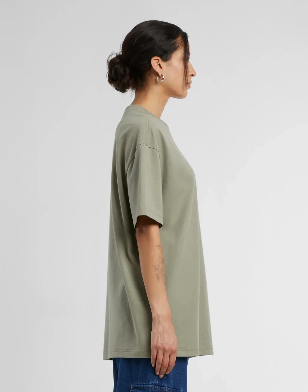 Build Your Brand Ladies Oversized Boyfriend Tee - BY149