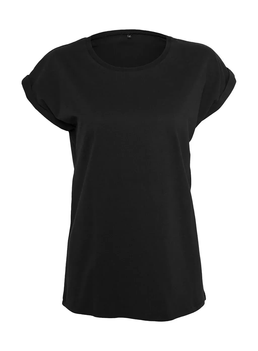 Build Your Brand Ladies Extended Shoulder Tee - BY021