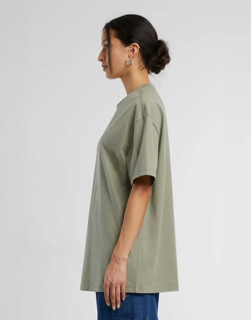 Build Your Brand Ladies Oversized Boyfriend Tee - BY149