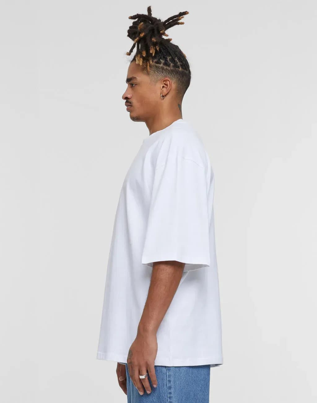 Build Your Brand Oversized Sleeve Tee - BY256