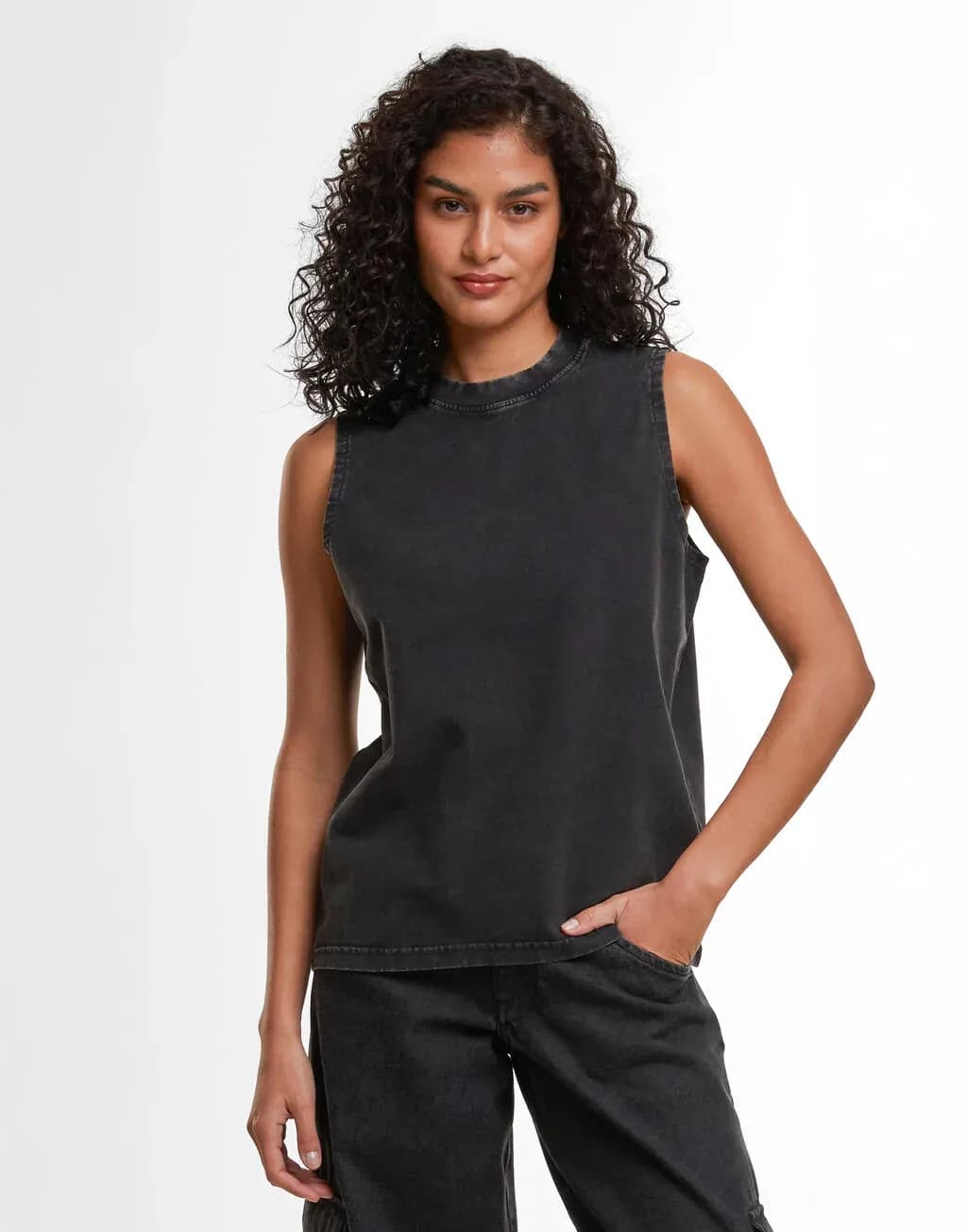 Build Your Brand Sleeveless Tee - BY049