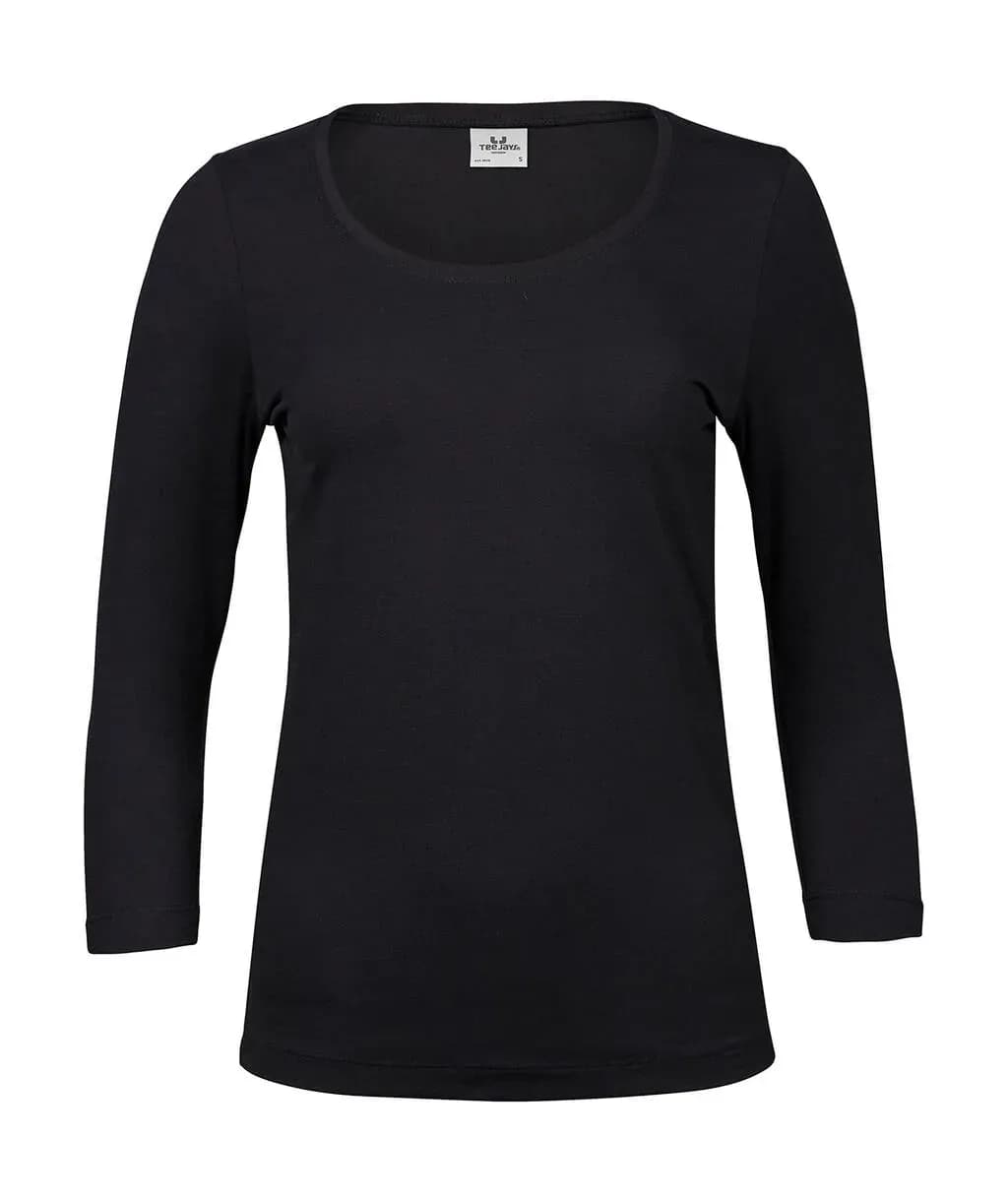 Tee Jays Ladies 34 Sleeve Stretch Tee - 460