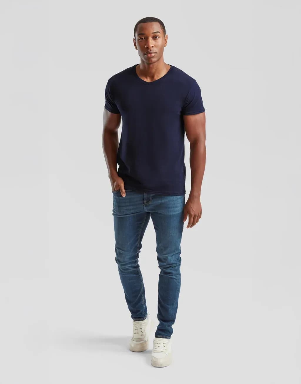 Fruit of the Loom Iconic 150 V Neck Tee - 61-442-0
