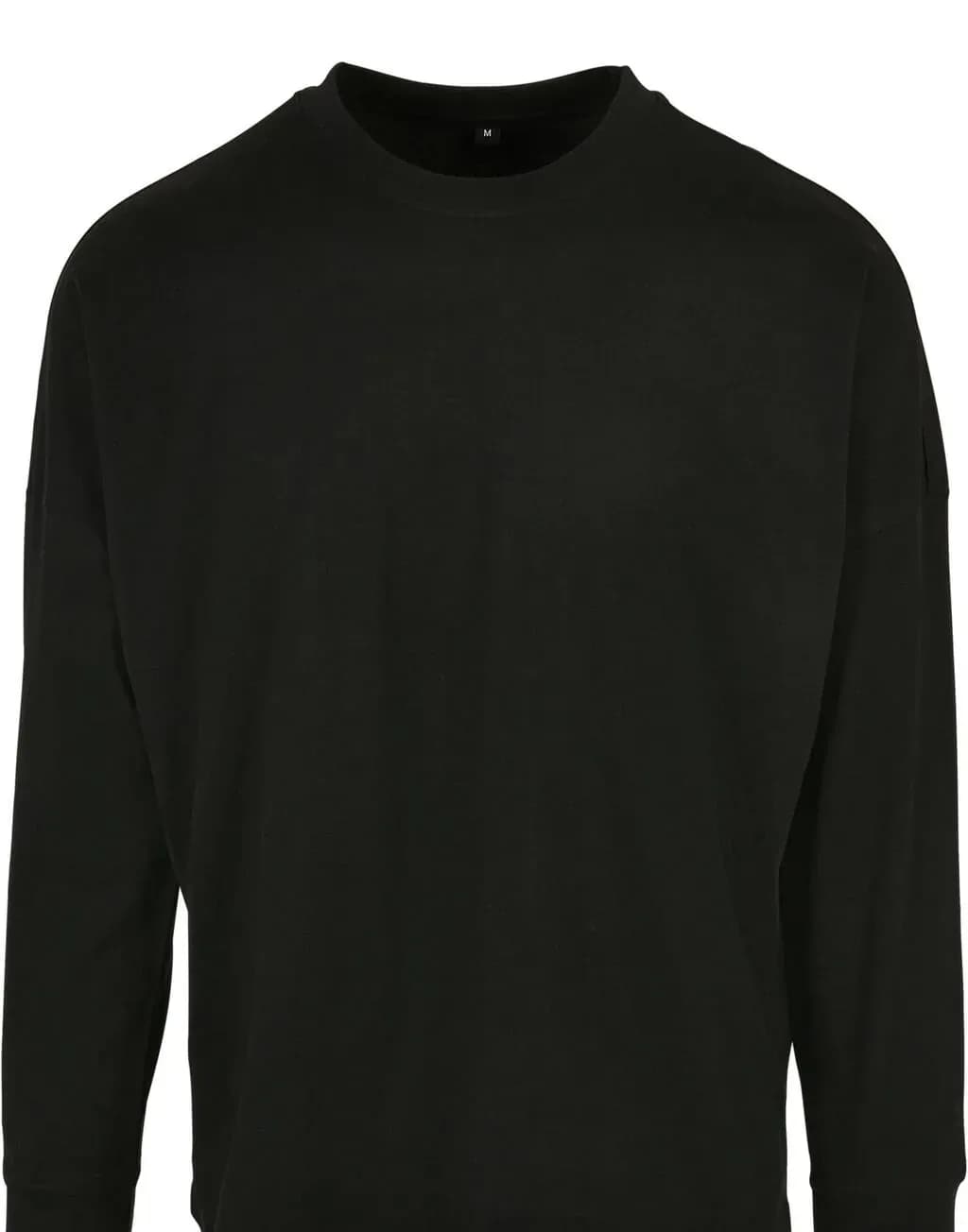 Build Your Brand Oversized CuTee  On Sleeve Longsleeve - BY198