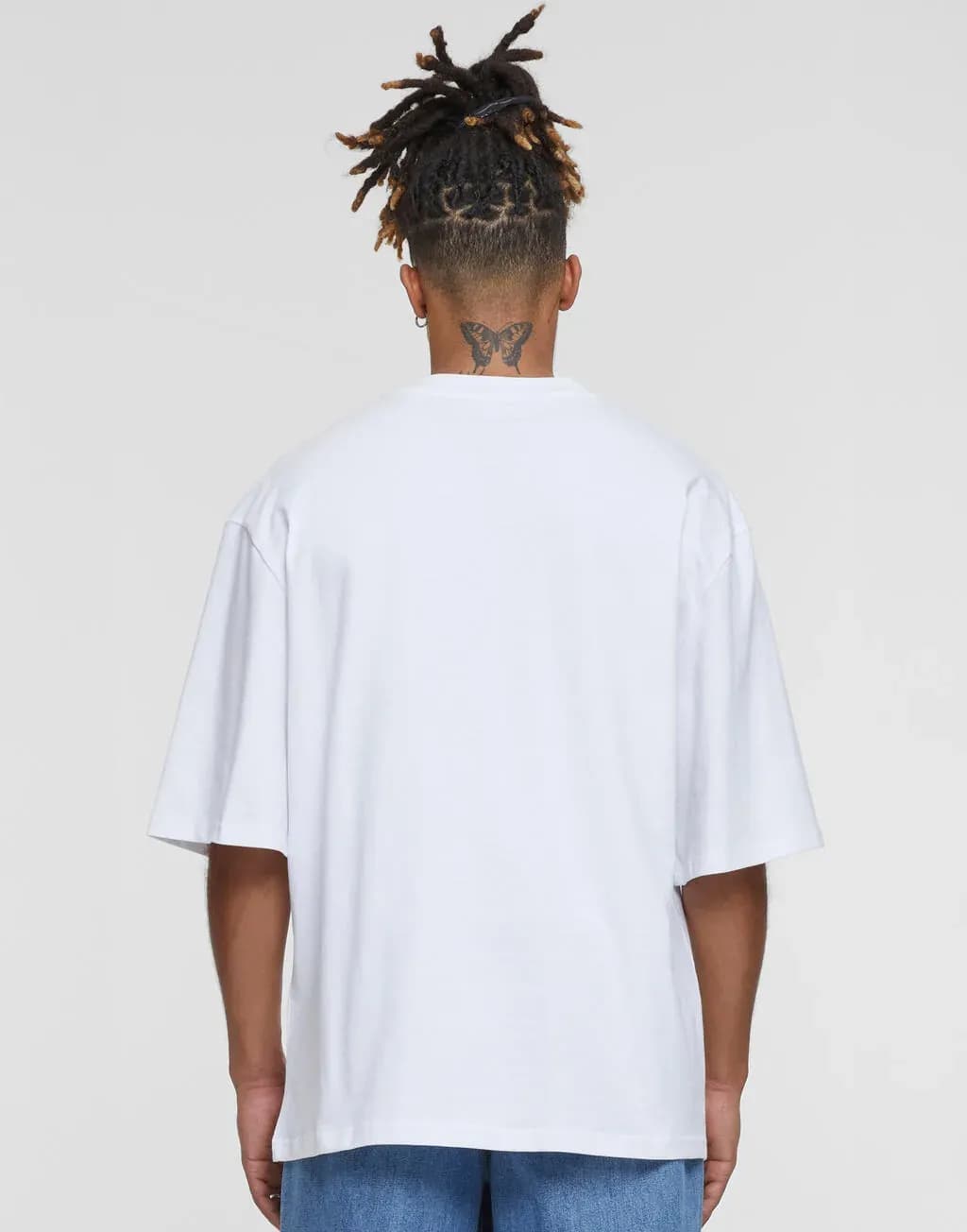 Build Your Brand Oversized Sleeve Tee - BY256