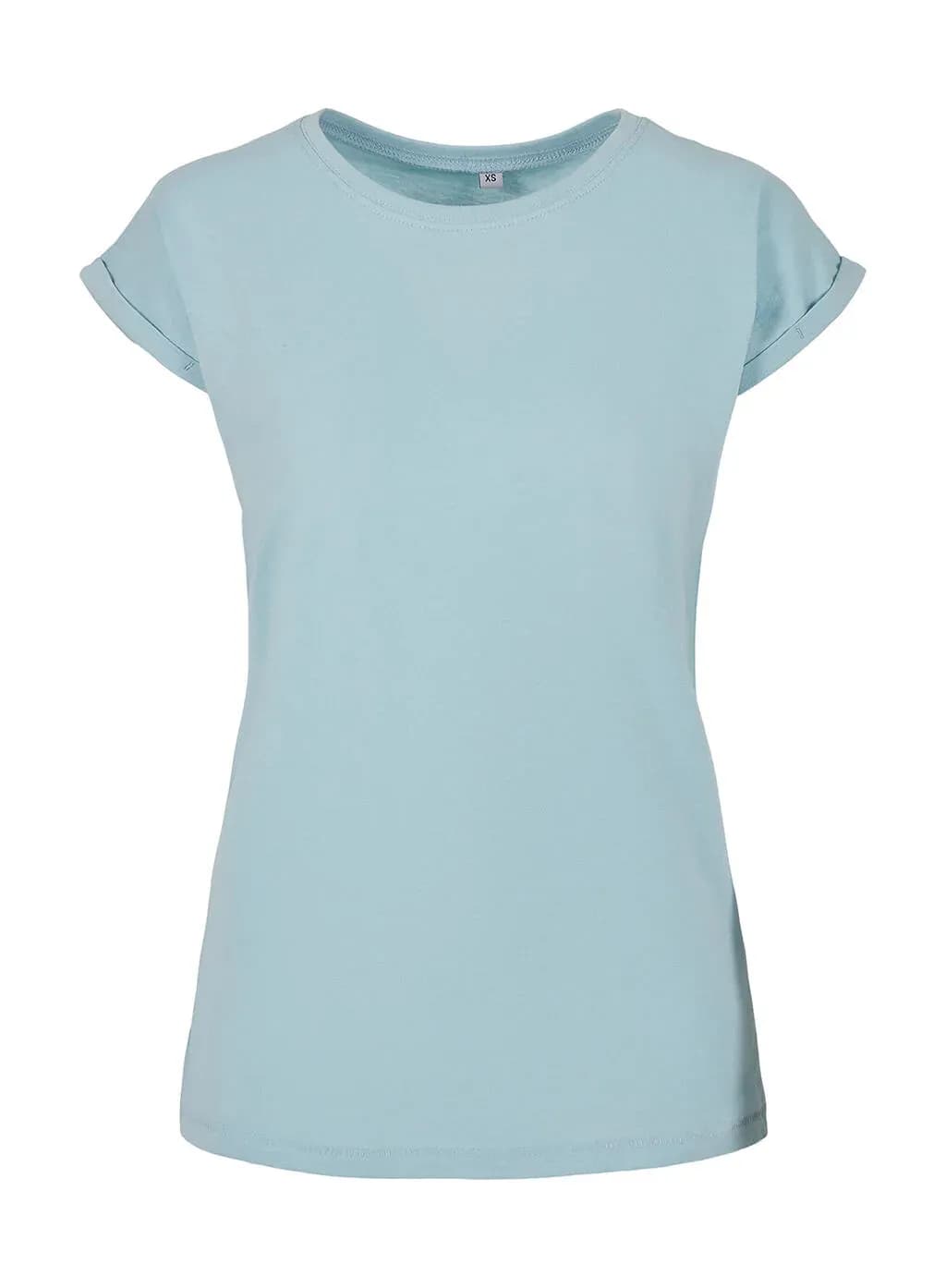 Build Your Brand Ladies Extended Shoulder Tee - BY021
