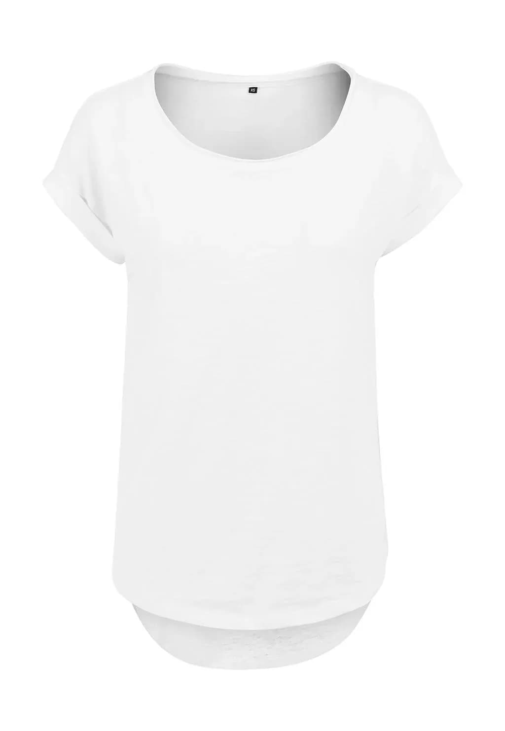 Build Your Brand Ladies Long Slub Tee - BY036