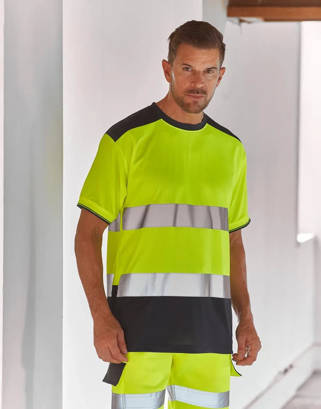 Yoko Hi-Vis Two Tone Tee - HVJ400