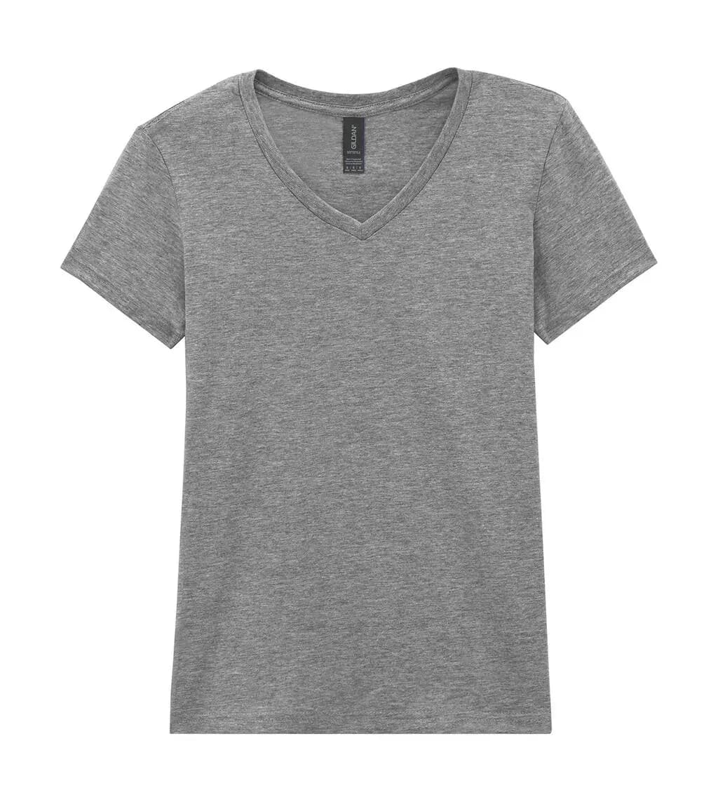 Gildan Softstyle Womens V-Neck Tee - 64V00L