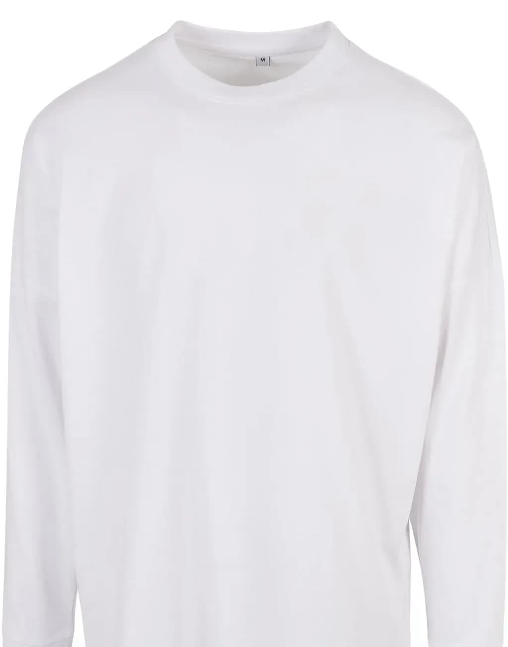 Build Your Brand Oversized CuTee  On Sleeve Longsleeve - BY198