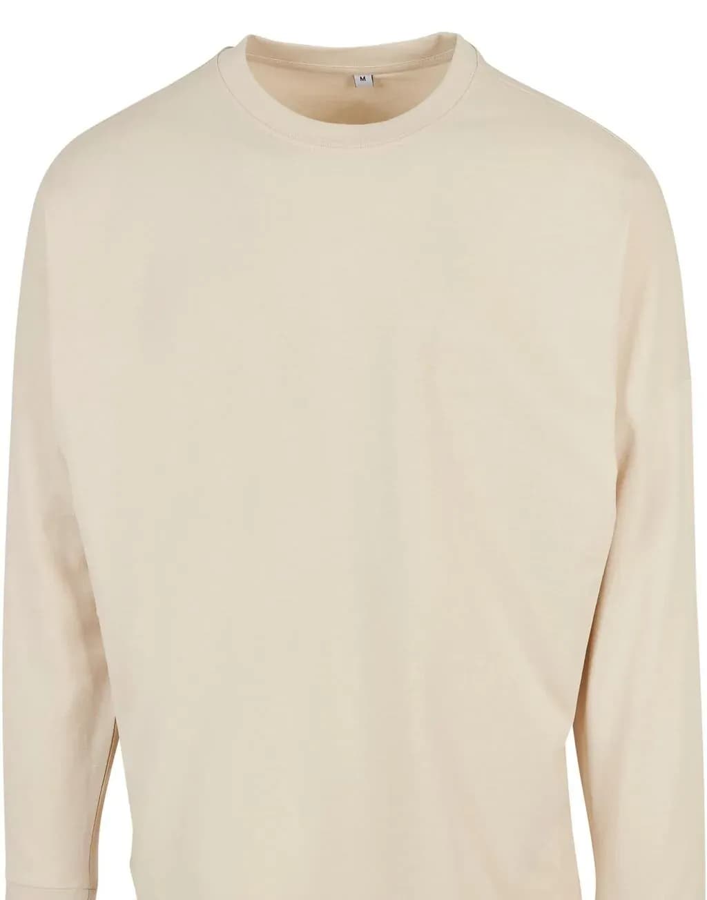 Build Your Brand Oversized CuTee  On Sleeve Longsleeve - BY198