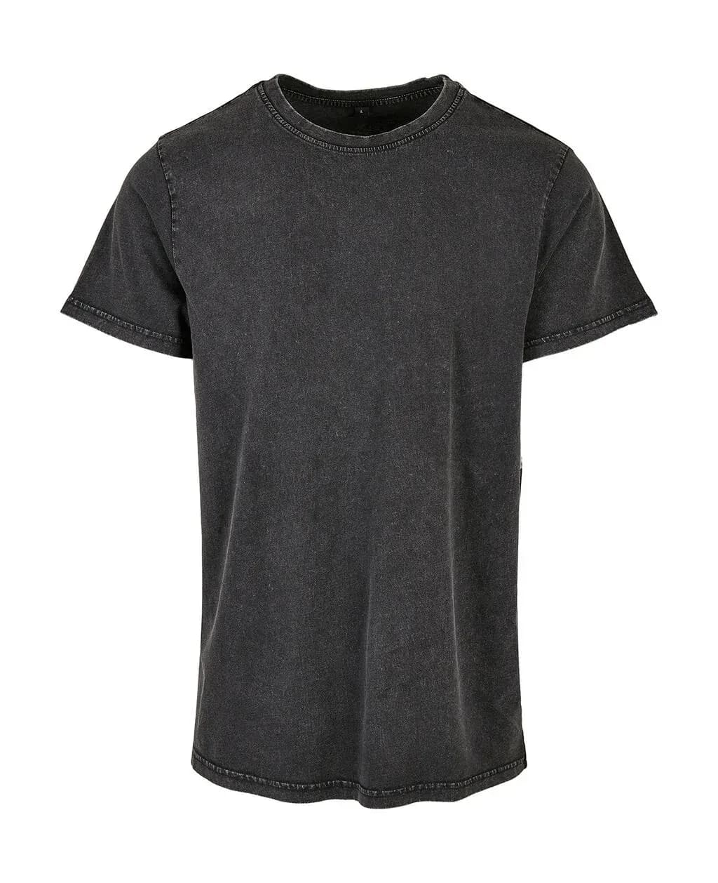 Build Your Brand Acid Washed Round Neck Tee - BY190