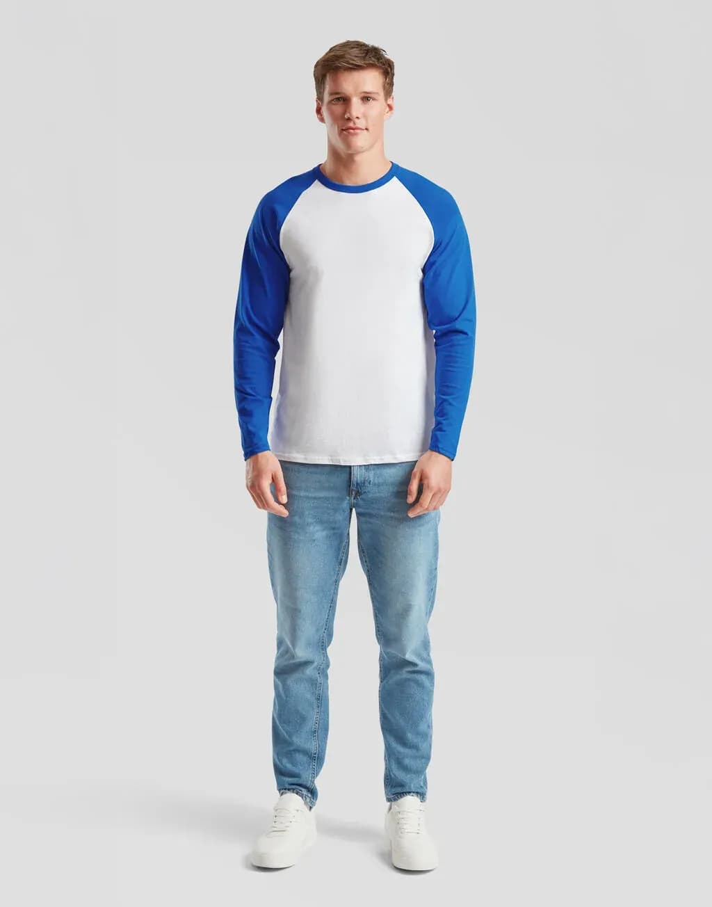 Fruit of the Loom ValueweighTee  Long Sleeve Baseball Tee - 61-028-0
