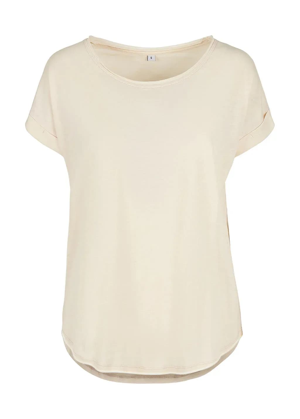 Build Your Brand Ladies Long Slub Tee - BY036