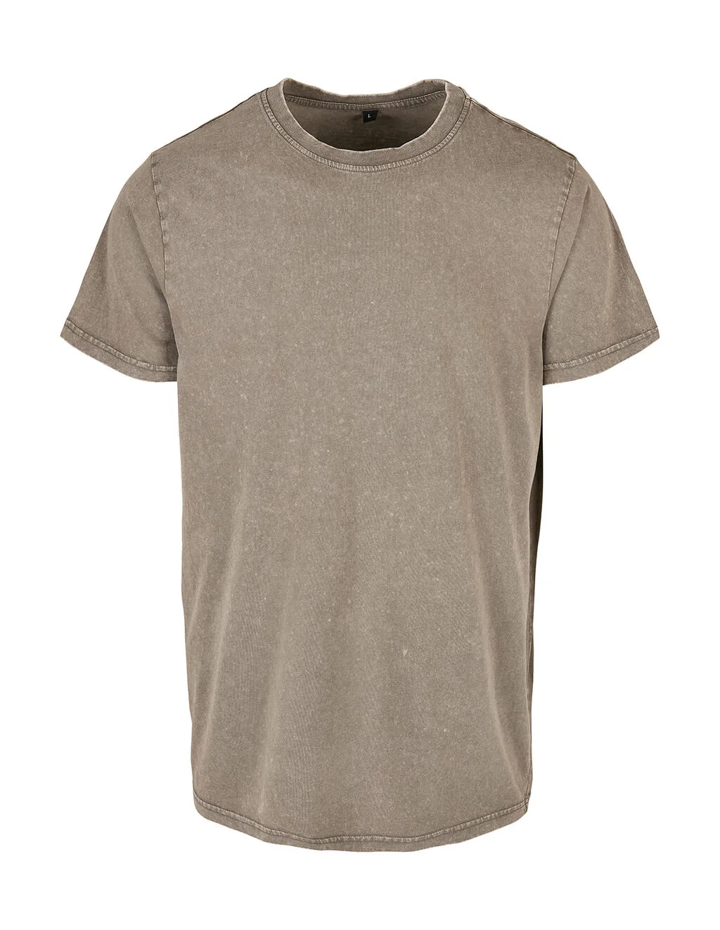 Build Your Brand Acid Washed Round Neck Tee - BY190