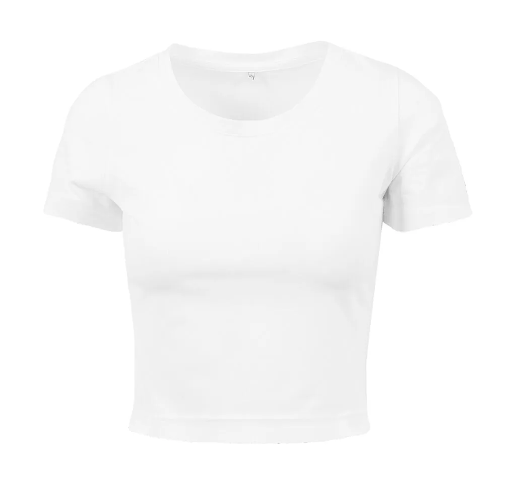 Build Your Brand Ladies Cropped Tee - BY042