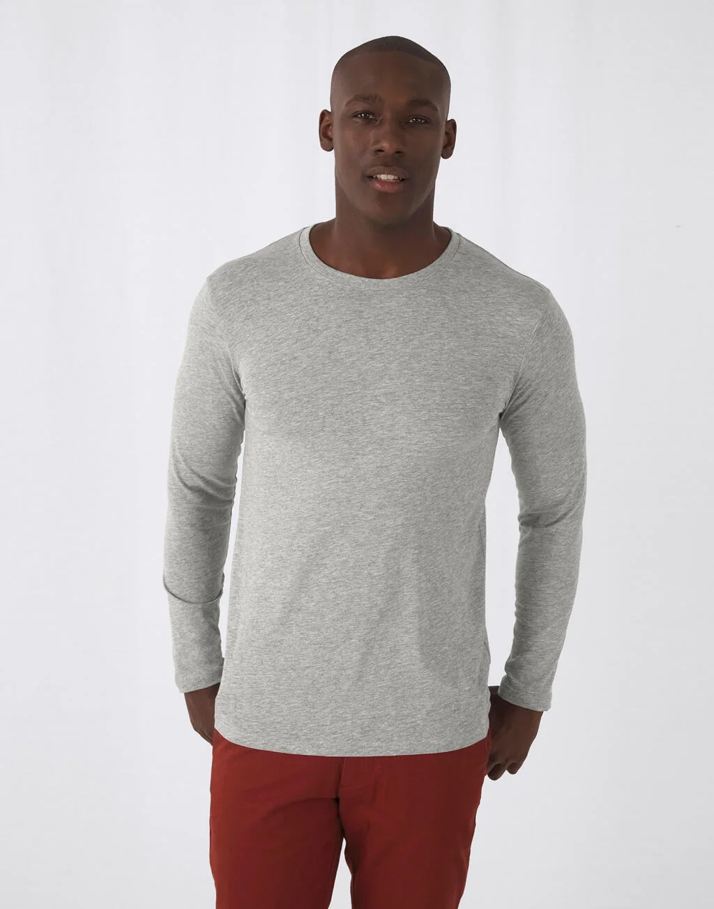 Tee Jays Mens LS Interlock Tee - 530