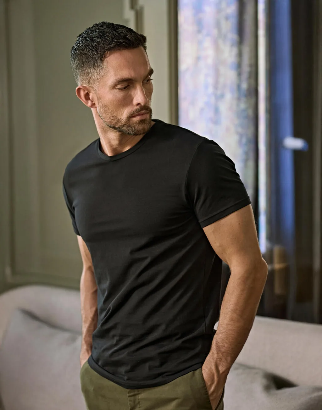 Tee Jays Mens Stretch V-Tee - 401