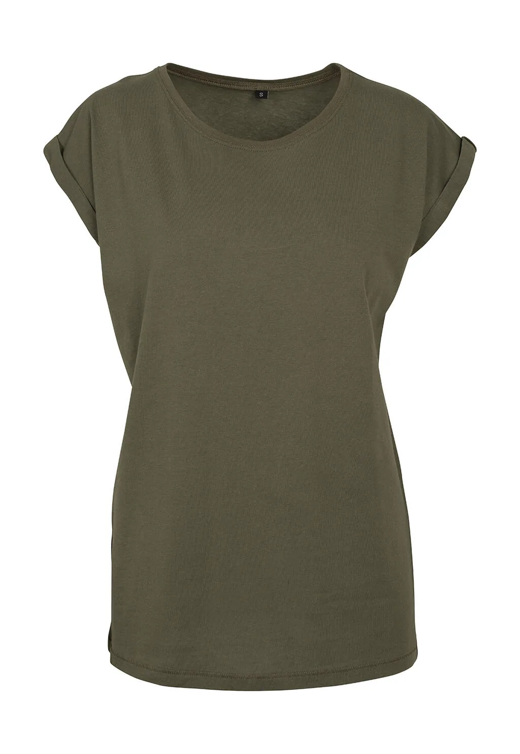 Build Your Brand Ladies Extended Shoulder Tee - BY021