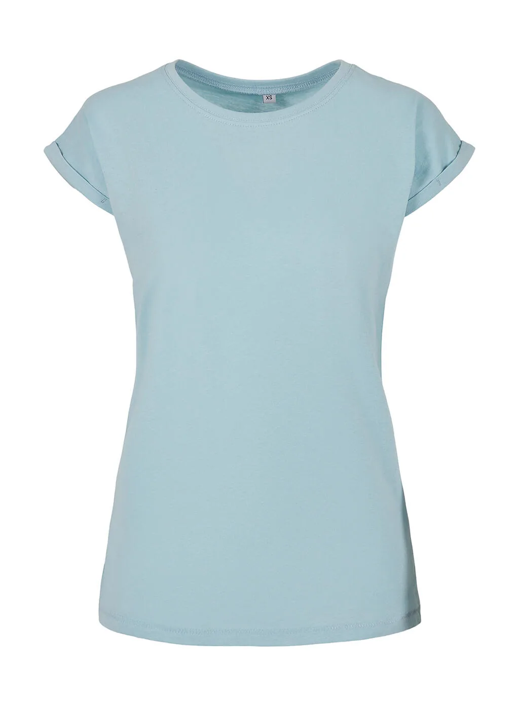 Build Your Brand Ladies Extended Shoulder Tee - BY021