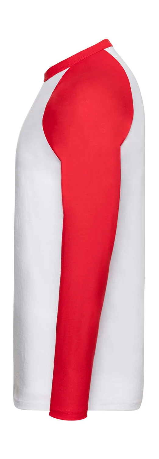 Fruit of the Loom ValueweighTee  Long Sleeve Baseball Tee - 61-028-0