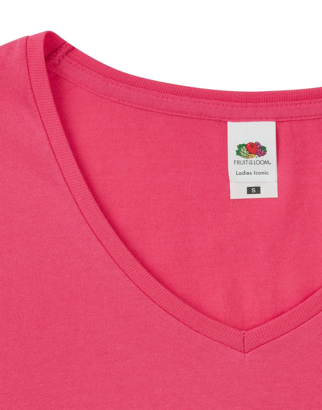 Fruit of the Loom Ladies Iconic 150 V Neck Tee - 61-444-0