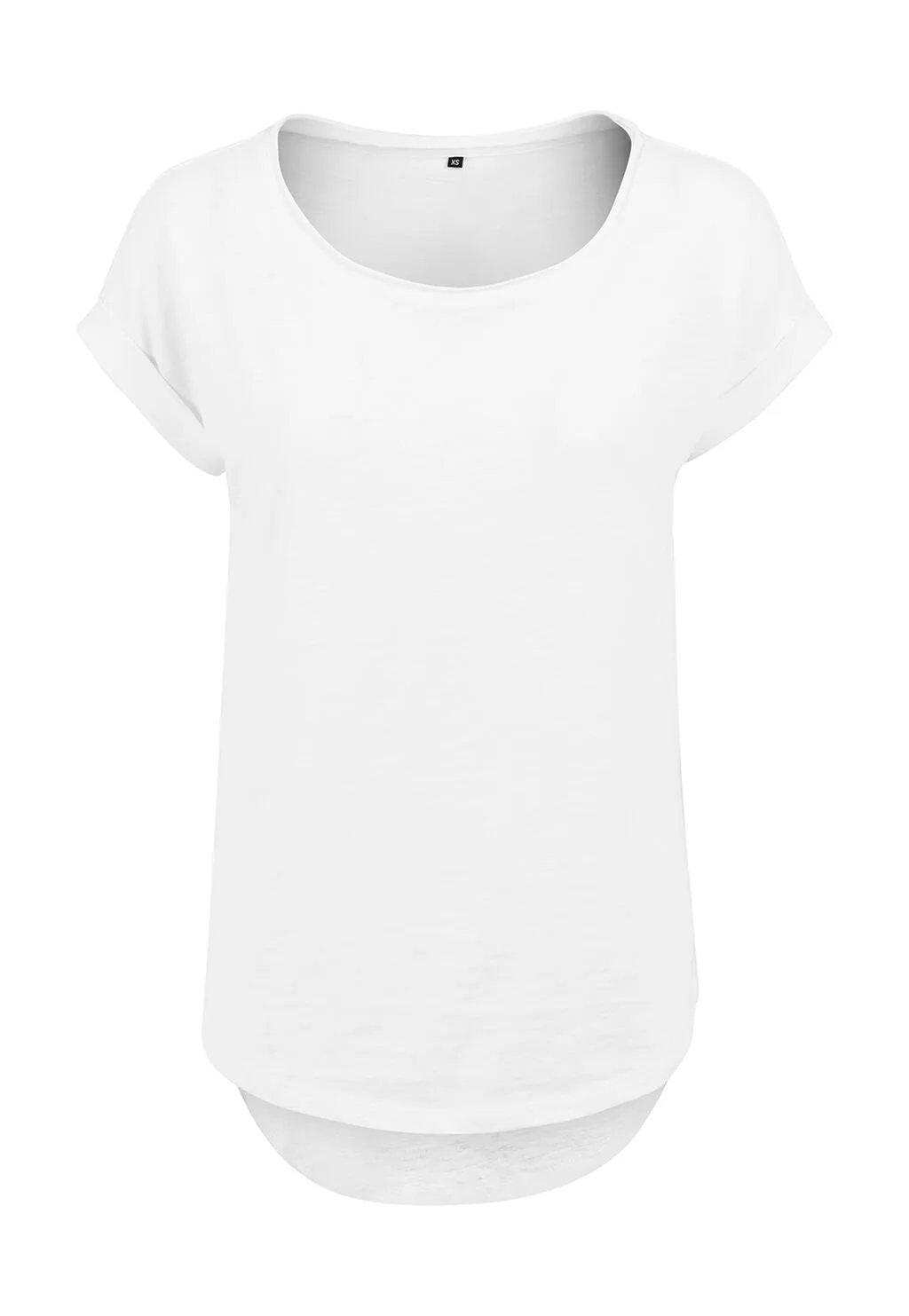 Build Your Brand Ladies Long Slub Tee - BY036