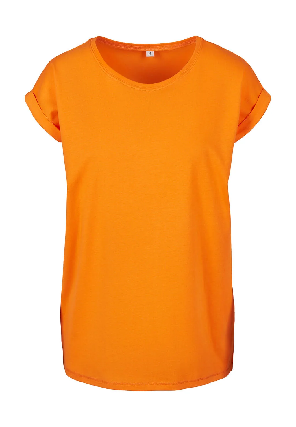 Build Your Brand Ladies Extended Shoulder Tee - BY021