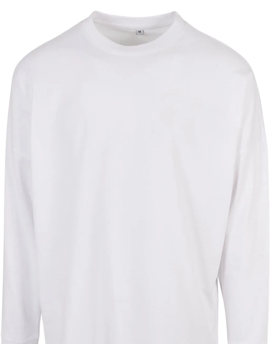 Build Your Brand Oversized CuTee  On Sleeve Longsleeve - BY198