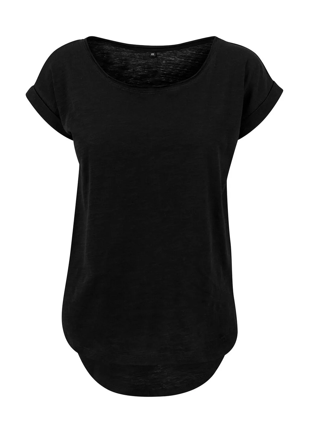Build Your Brand Ladies Long Slub Tee - BY036