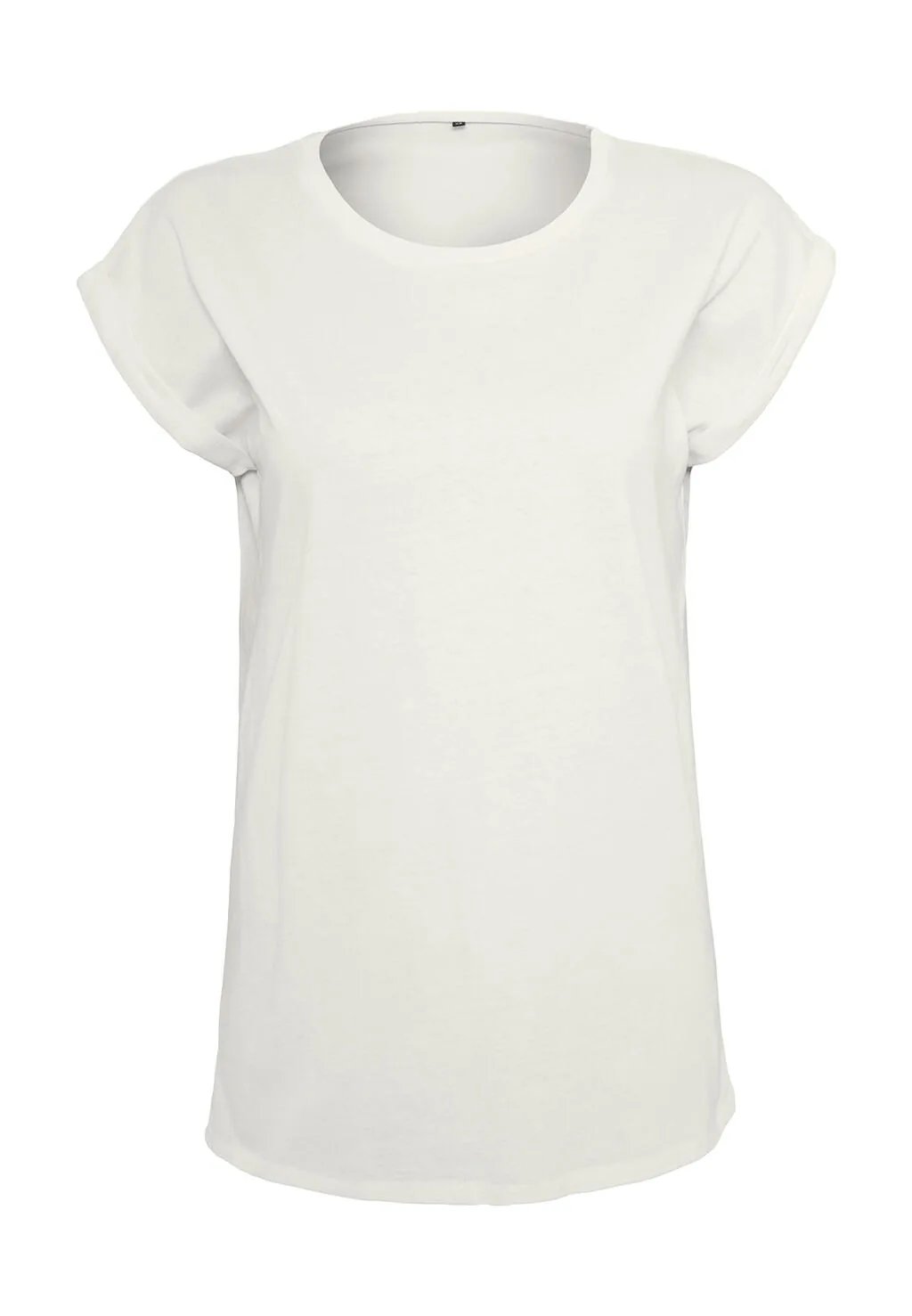 Build Your Brand Ladies Extended Shoulder Tee - BY021