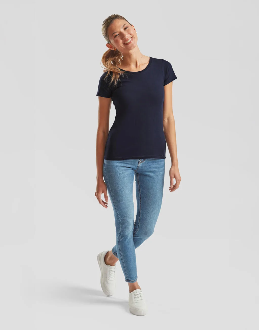 Fruit of the Loom Ladies Iconic 195 Ringspun Premium Tee - 61-424-0