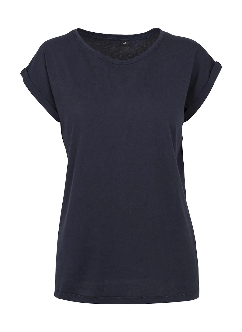 Build Your Brand Ladies Extended Shoulder Tee - BY021