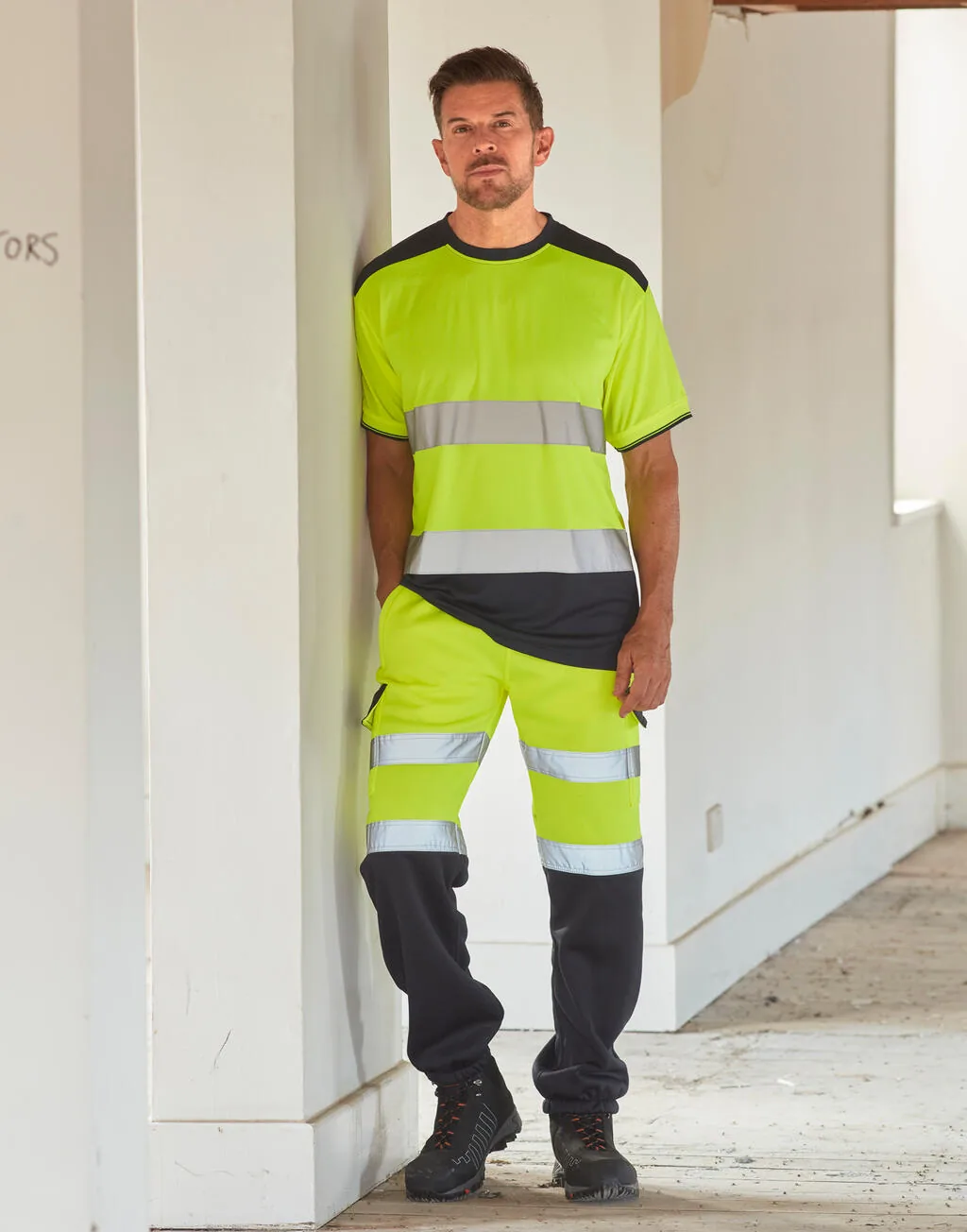 Yoko Hi-Vis Two Tone Tee - HVJ400