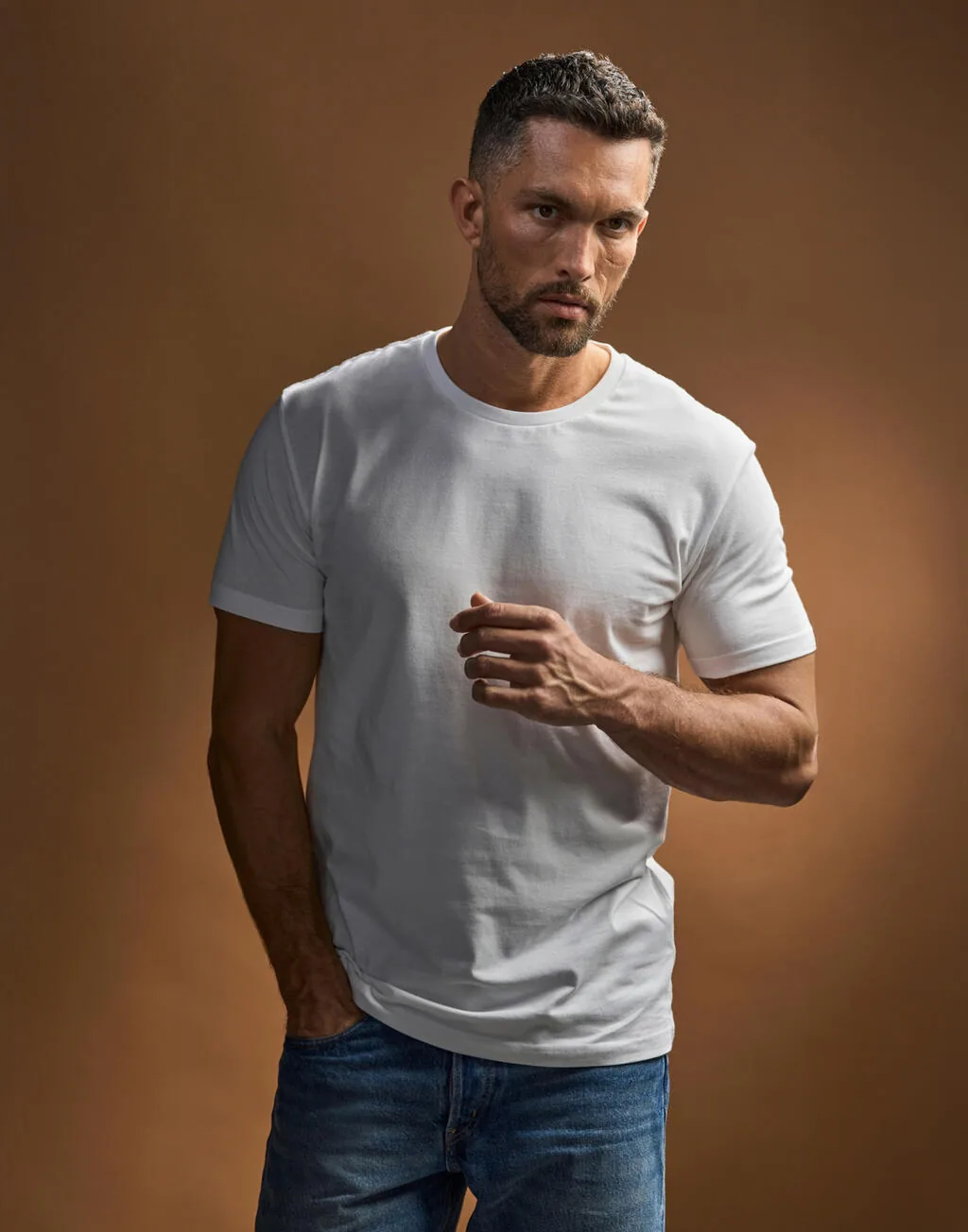 Tee Jays Mens LS Interlock Tee - 530