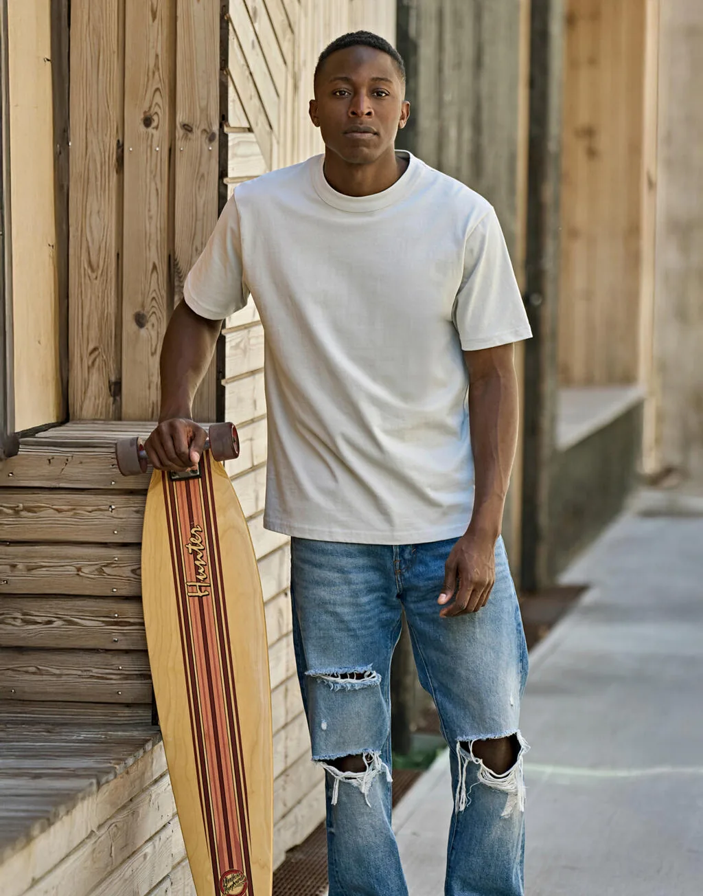 Build Your Brand Premium Combed Jersey Loose Tee - BY122