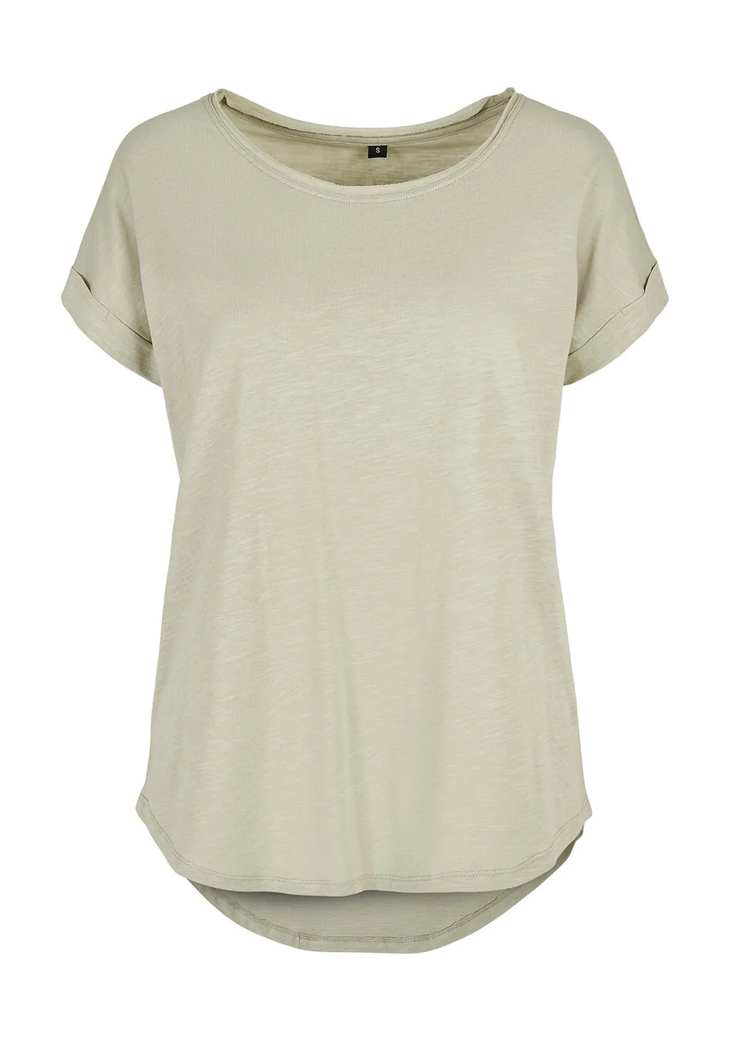 Build Your Brand Ladies Long Slub Tee - BY036