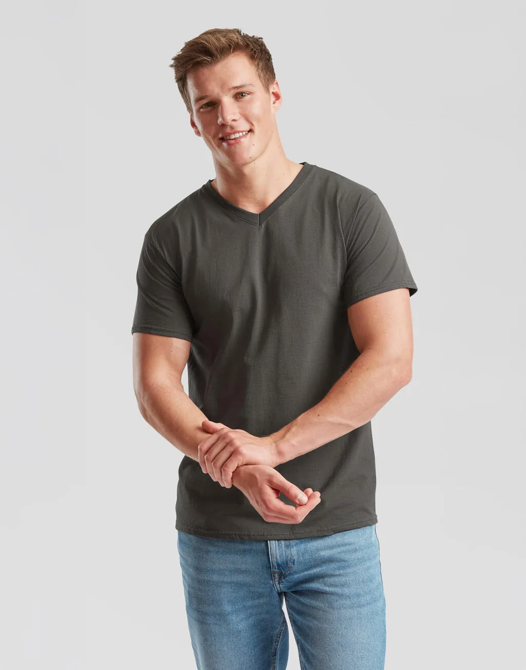 Fruit of the Loom Ladies ValueweighTee  V-Neck Tee - 61-398-0