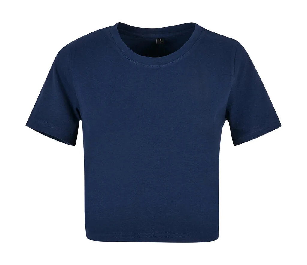 Build Your Brand Ladies Cropped Tee - BY042