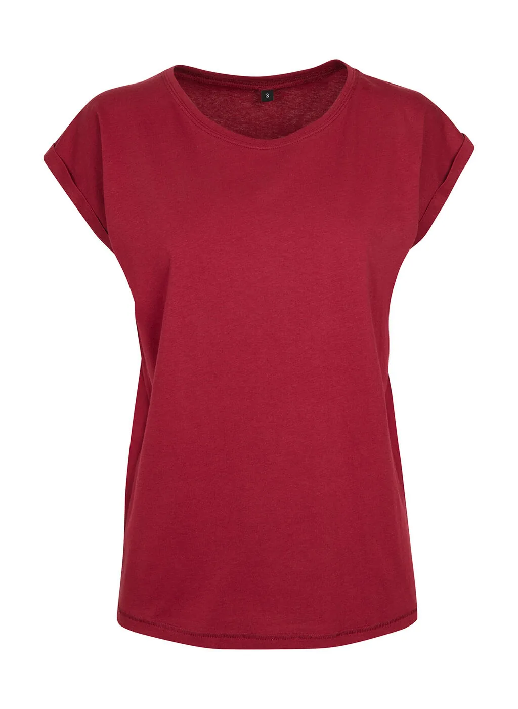 Build Your Brand Ladies Extended Shoulder Tee - BY021