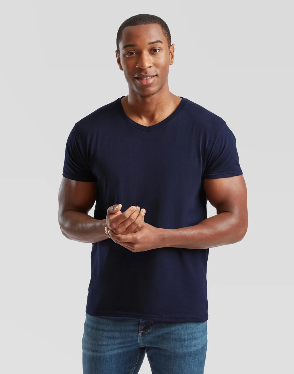 Fruit of the Loom Iconic 150 V Neck Tee - 61-442-0