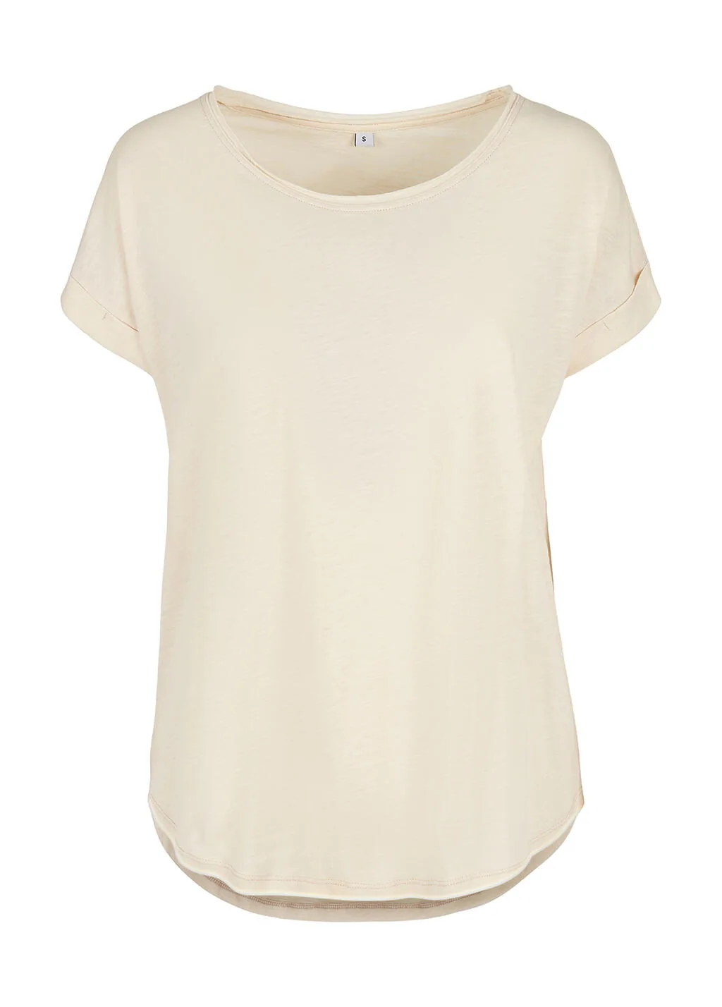 Build Your Brand Ladies Long Slub Tee - BY036