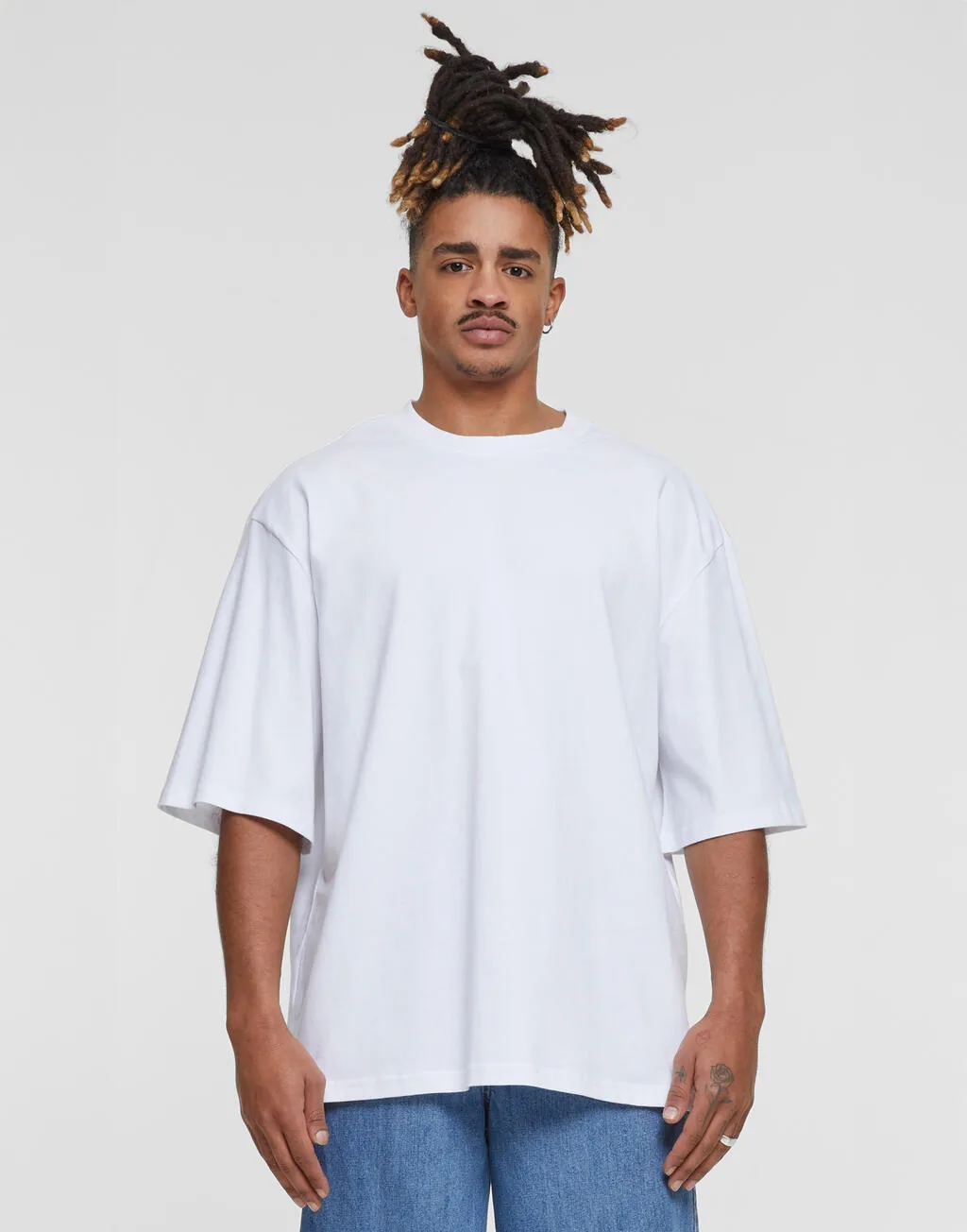 Build Your Brand Oversized Sleeve Tee - BY256